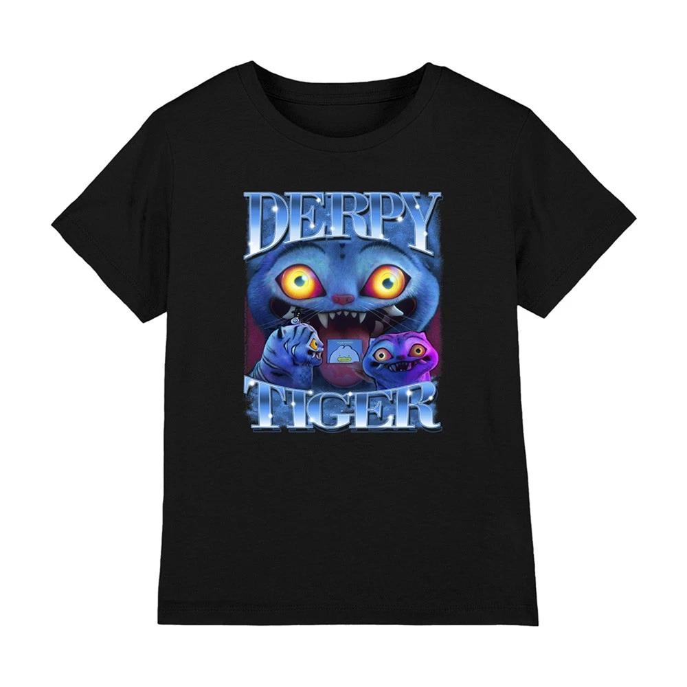 Охотники на демонов K-Pop - Нелепый тигр, пиратская детская футболка, черная 120