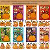 16pcs Make Your Own Pumpkin Puzzle Stickers Cartoon Kids Assemble Jigsaw  Kids Educational Game