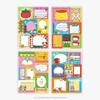 50 Sheets Kawaii Deco Memo Pad Decorative Notes for Notes Cute Paper Material Scrapbook Supplies For Arts Diy Journal Planner