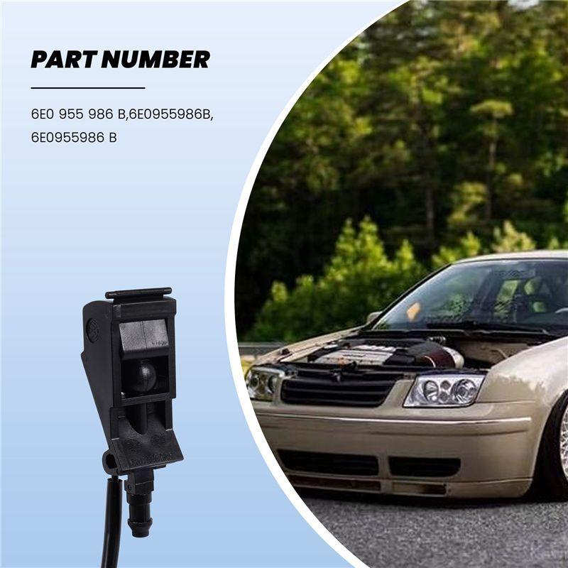 T-Top-Rated-Car Heated Windshield Washer Spray Nozzle For Bora MK4 Golf MK4 Passat B5 Beetle Skoda Rapid SEAT 6E0955986B