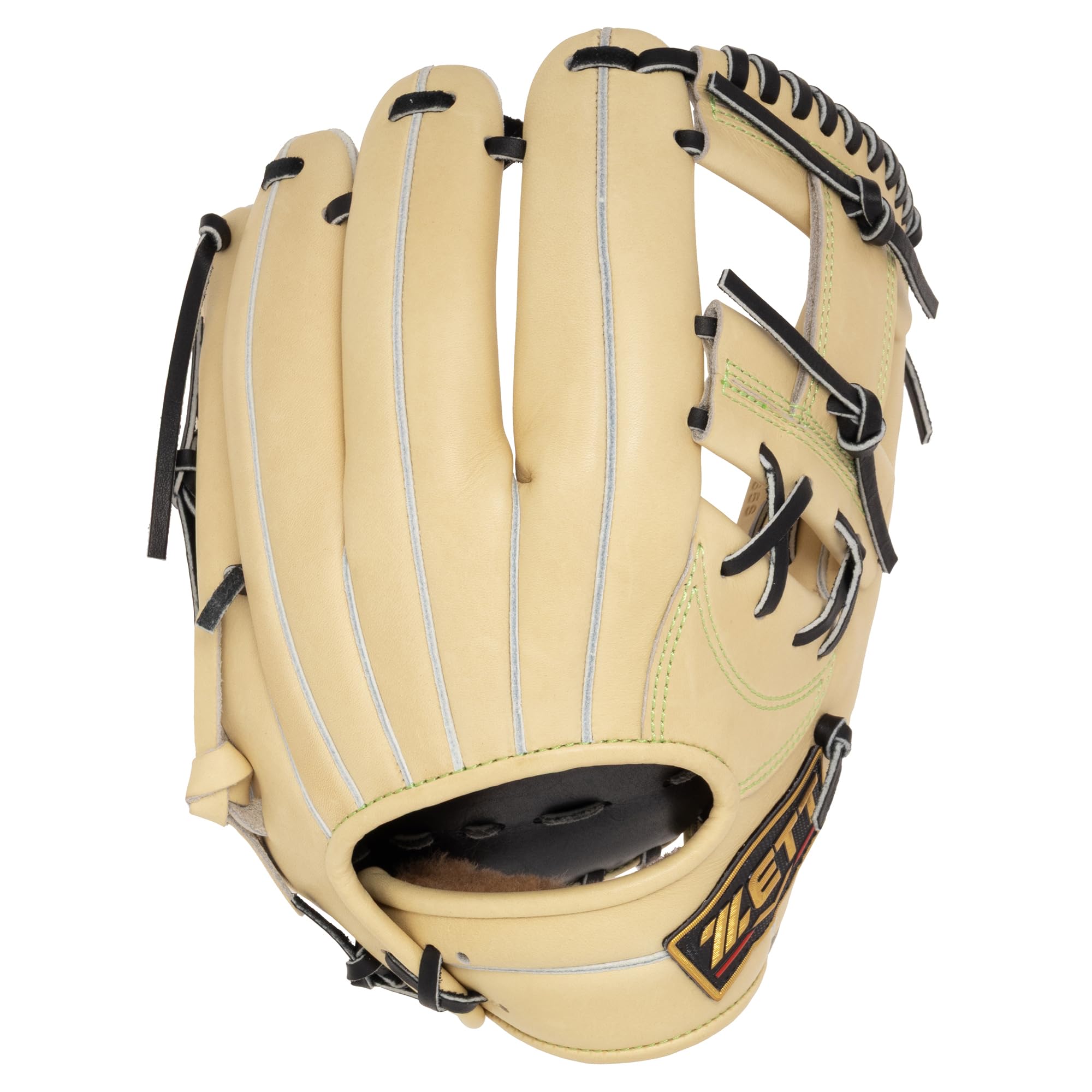 

ZETT Pro Status SE Soft Baseball Kenta Imamiya for Second and Pastel Brown x Size 4 Glove, Style, Shortstop, Right-Handed Throw, Black, (BRGB765S)