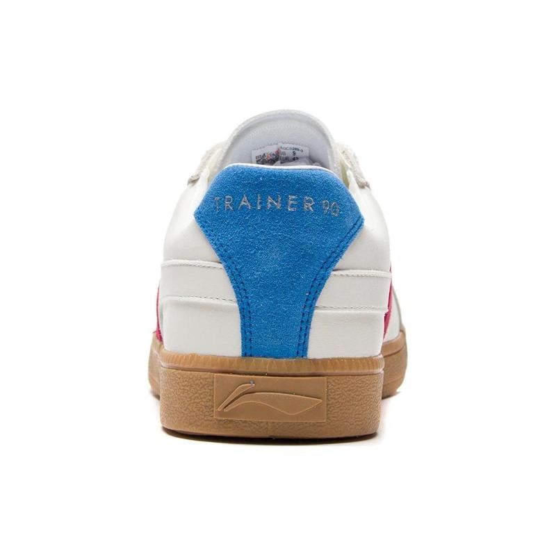 Li-Ning Yunchuan Mens Low Top Skate Shoes White Red AGCS289-3