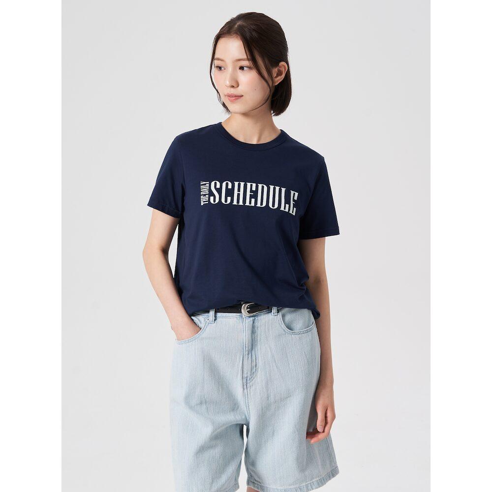 8Seconds Supima Lettering Short Sleeve T-Shirt Navy (324742Ly1R) Navy/L