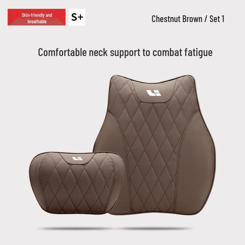 Li Auto ONE/L9 Car Headrest Neck Pillow & L8L7 Lumbar Support Cushion - Universal All-Season Interior Accessory