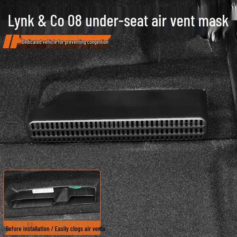 Lynk & Co 08 EMP Under-Seat Air Vent Cover: Dustproof & Anti-Clogging Interior Upgrade