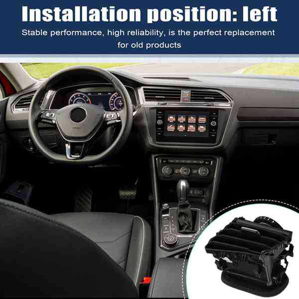 Left Air Vent Grille for 2017-2018 Volkswagen Tiguan, Part #5NG819703