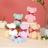 Towel Wedding Gifts Gift Bag Strong Water Absorption Skin Friendly Fun Coral Fleece Decorates Soft Anniversary Gift Bear Shaped