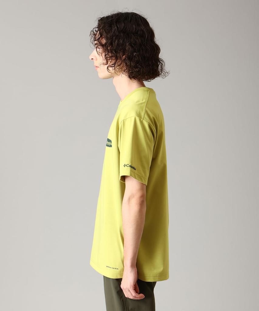 Urban Hike Graphic Short Sleeve PG3033 Bright Olive Oval Size S [Columbia] T-Shirt