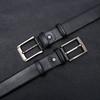 4.0 Alloy Buckle Business Style Pin Buckle Belt Thickened PU Pin Buckle Belt