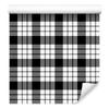 Wallpaper Black and White Checkered Gray, Light Gray and Graphite 50x1000