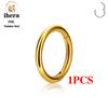 1/10PCS Stainless Steel Round Small Nose Ring Hoop 16G 18G 20G Hinged Segment Tragus Septum Cartilage Piercing Body Jewelry