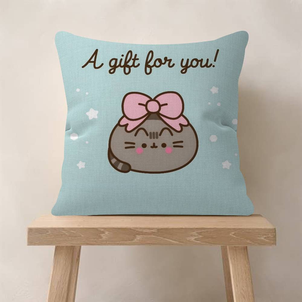 Pillow Cover Design cushion Cover decor Holiday Decorati Cute PpusheenS CUTE