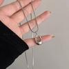 Trendy brand versatile men's hip-hop niche high-end chain accessories melted cross pendant men's necklace accessories