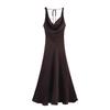 Sexy Women Dress Summer Slvessless Backless Red Green Dress Summer