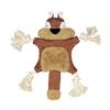 Pet Toy Bite-resistant Interactive Dog Squeaky Toy Cartoon Animal Shape Plush Dog Chew Toy Pet Supplies