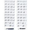 Chrome Silver Numeric Letter Emblem Sticker for 3 Series E90/E46/F30 – 320i/320d/325i/325d/330i xDrive ABS Trunk Logo