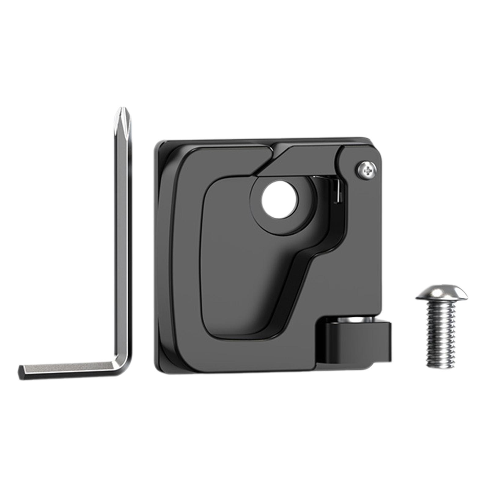 

Компактная складная вешалка-крючок для самоката, легко устанавливается, аксессуар для самоката, универсальный крючок для переноски B чёрный