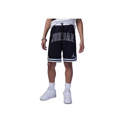 Alphabet Logo Print Striped Loose Straight Childrens Shorts Kids Bottoms Black FQ0611-010