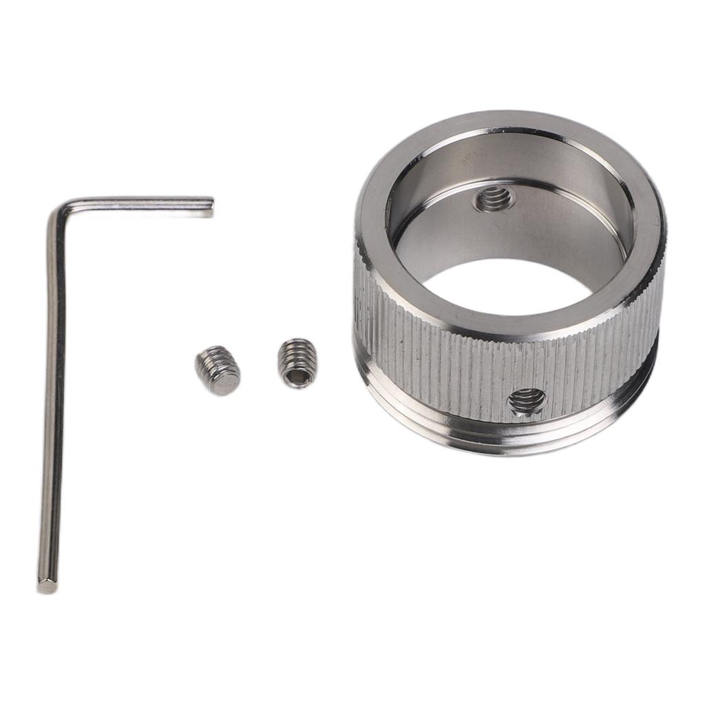 28.8*19*22MM Stainless Steel Valve Adapter Radiator Valve Compatibility Thermostat Radiator Valve Adapter Long-lasting Material