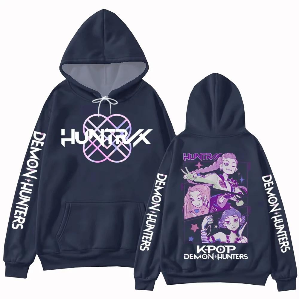 

2025 Top Selling Anime KPOP Demon Hunters Women s Hoodie Hip Hop 3D Printed Loose, Comfortable and Fashionable Y2k Clothing 3XL