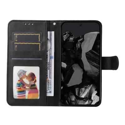 For Google Pixel 10 Pro XL/9 Pro XL Case PU Leather Calf Texture Wallet Flip Phone Cover