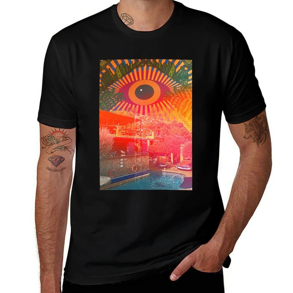 T-shirt Tramonto a Pikes Ibiza Unisex Magliette in Cotone T-shirt Unisex Maglietta Estiva