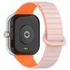 For Xiaomi Redmi Watch 4/Smart Band 8 Pro Watch Band Dual Color Silicone Magnetic Wrist Strap