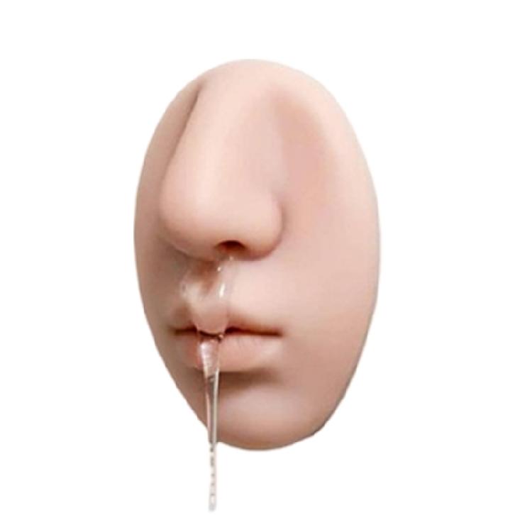 Realistic Nose Appearance Soap Dispenser Wall Mounted, Squeeze for Liquid Soap Photo Video Props