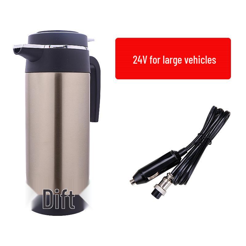 Portable Dual Voltage Electric Car Kettle and Cup