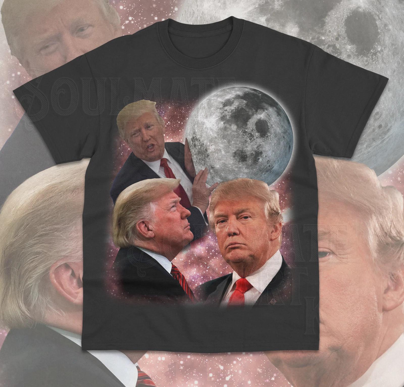 Donald Trump T- Shirt Moon 2024 President Election Campaign American Gift  Shirt M