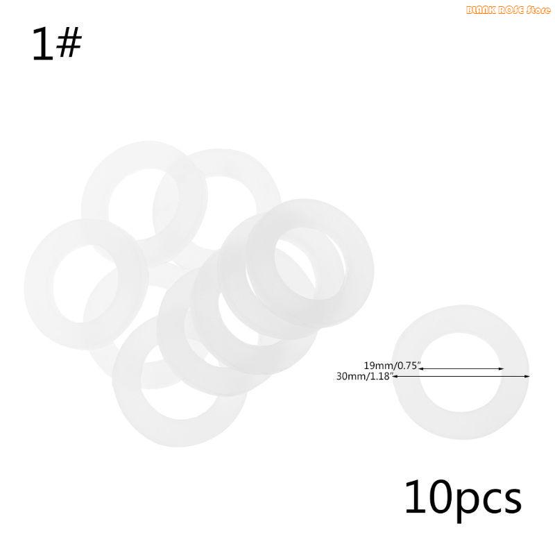 

K1AE 10 шт. Уплотнительные кольца для гофрированных труб Шайбы для шлангов Силиконовая прокладка для воды 3/4 1