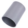 Pen Holder Round Shape Sponge Bottom Cushion Plastic Pencil Socket for Office SuppliesSilver