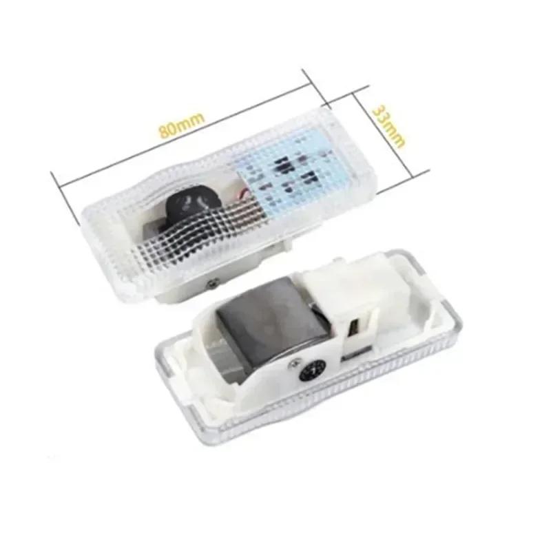 2PCS Car Led Welcome Light Courtesy Projector Ghost Shadow Logo Emblem Lamp For Citroen C1 C2 C3 C4 C5 C6 C4L DS3 DS4 DS5 DS6