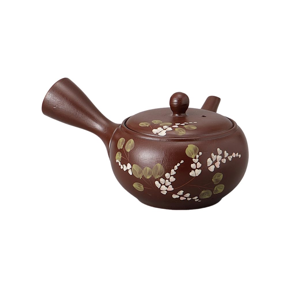 

Ale-net Teapot, 17 x 15 x 8 cm, 350cc, Tea Mud Hagi Teapot (Refreshing Mesh), Tokoname Ware, Made in Japan, Stylish