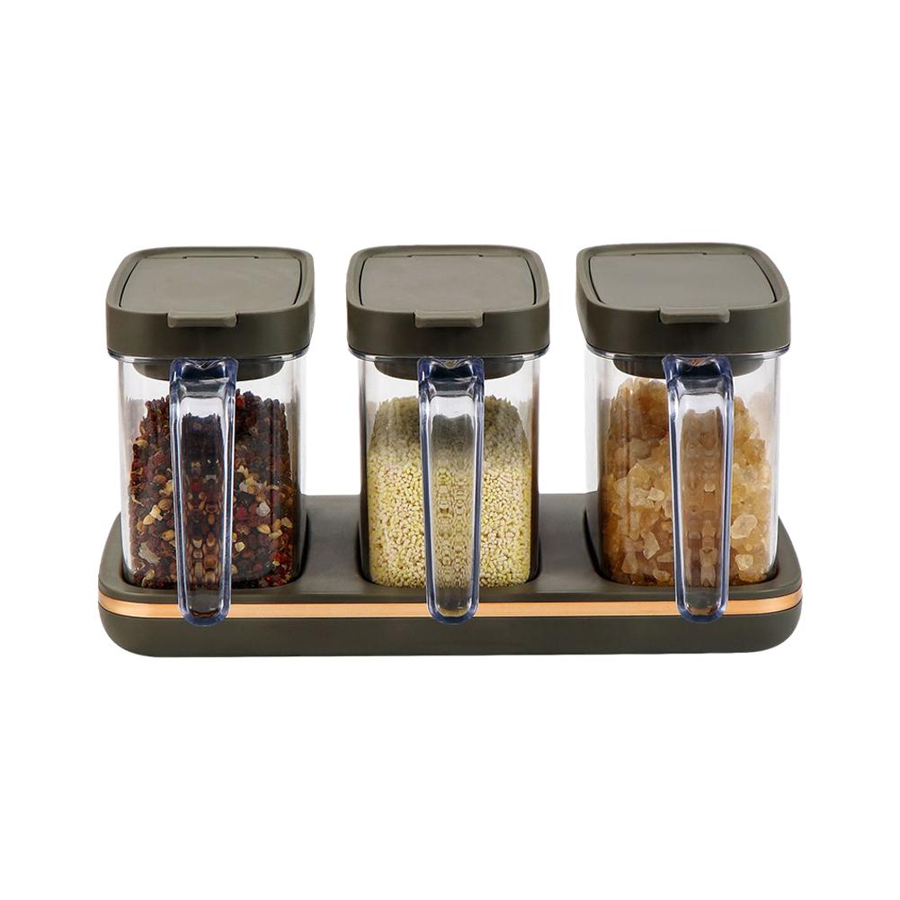 1PC 480/600ML Sealed Top Seasoning Box Household Moisture-Proof Seasoning Bottle, Msg Salt Seasoning Storage Box Supplies