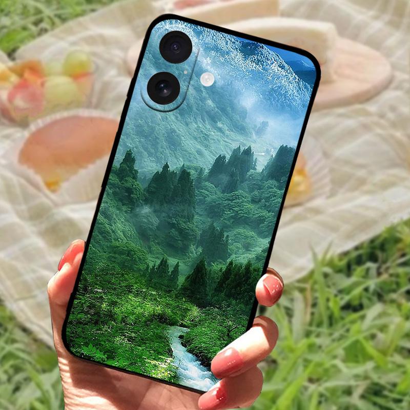 For Apple iPhone 16 Plus Cover iPhone16 Full Protective Silicone Phone Coque For iPhone 16 Pro Max Soft TPU Shockproof  Fundas