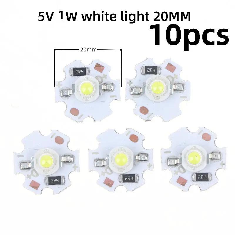 5/10Pcs 16mm 20mm LED Lamp Boards 1W 3W Single Color 5V 12V Warm Neutral White Spotlights Downlights Sunset Lights