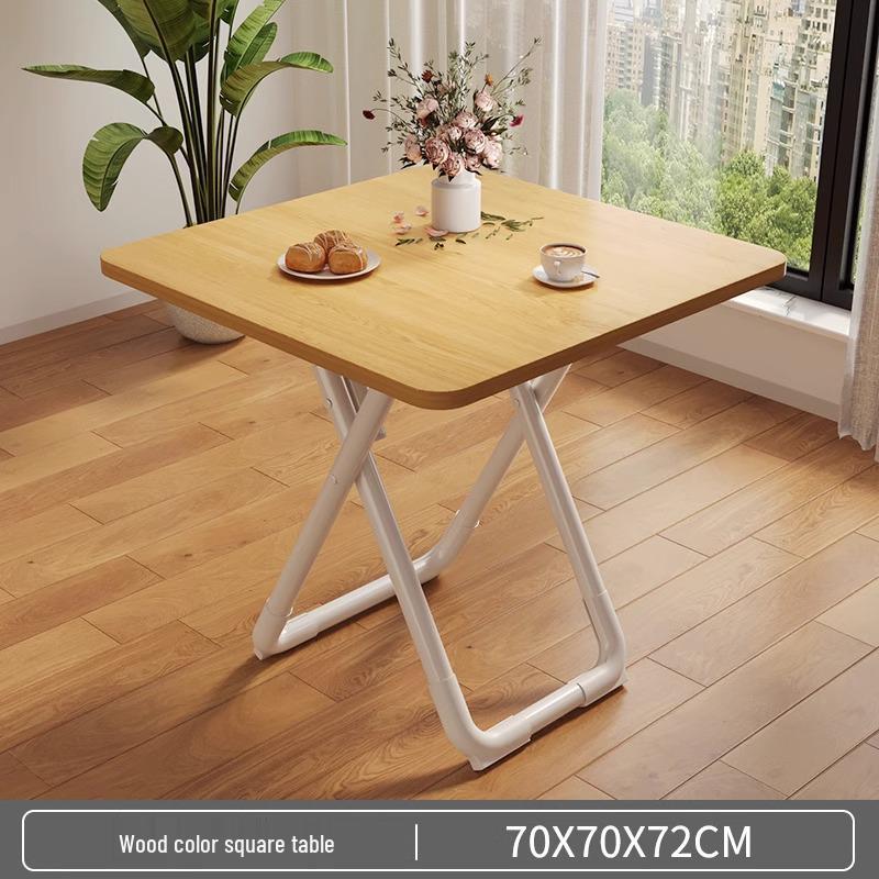 Compact Foldable Round Dining Table for Small Spaces