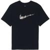 Nike Cartoon Pattern Large Logo Print Casual T-Shirt Men Tops Black DR1288-010