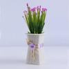 Reusable Plastic Flower Vase Home Decoration Delicate Designed Vase (Color Random)