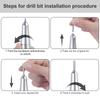 45000RPM Nail Drill with Nail Drill Bits Low Noise Electric Nail Drill Machine