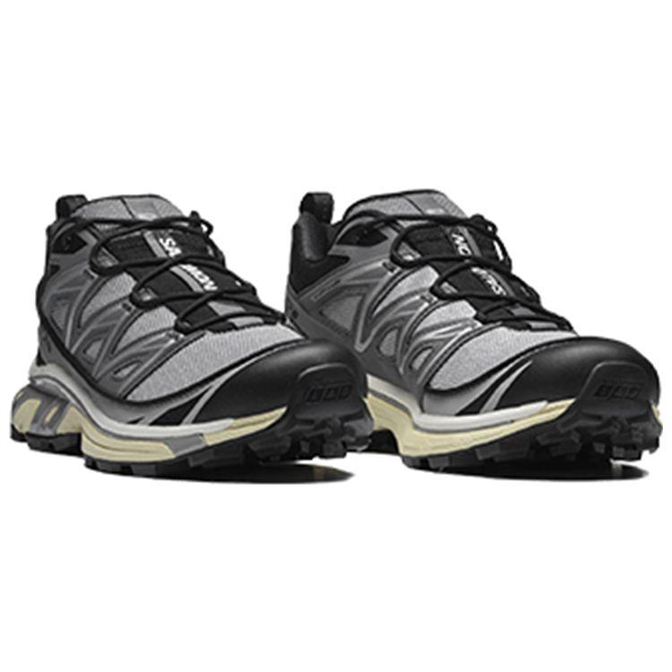 SALOMON XT-6 Retro Trendy Mesh Slip-Resistant Durable Lightweight Low-Top Running Shoes Unisex Sneaker Alloy-Gray 416722