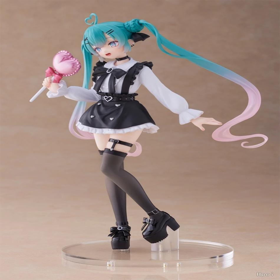 18cm Sexy Girl Hatsune Miku Anime Figure Fashion Subclture Miku Action Figure Room Decorations PVC Collection Model Doll Toys