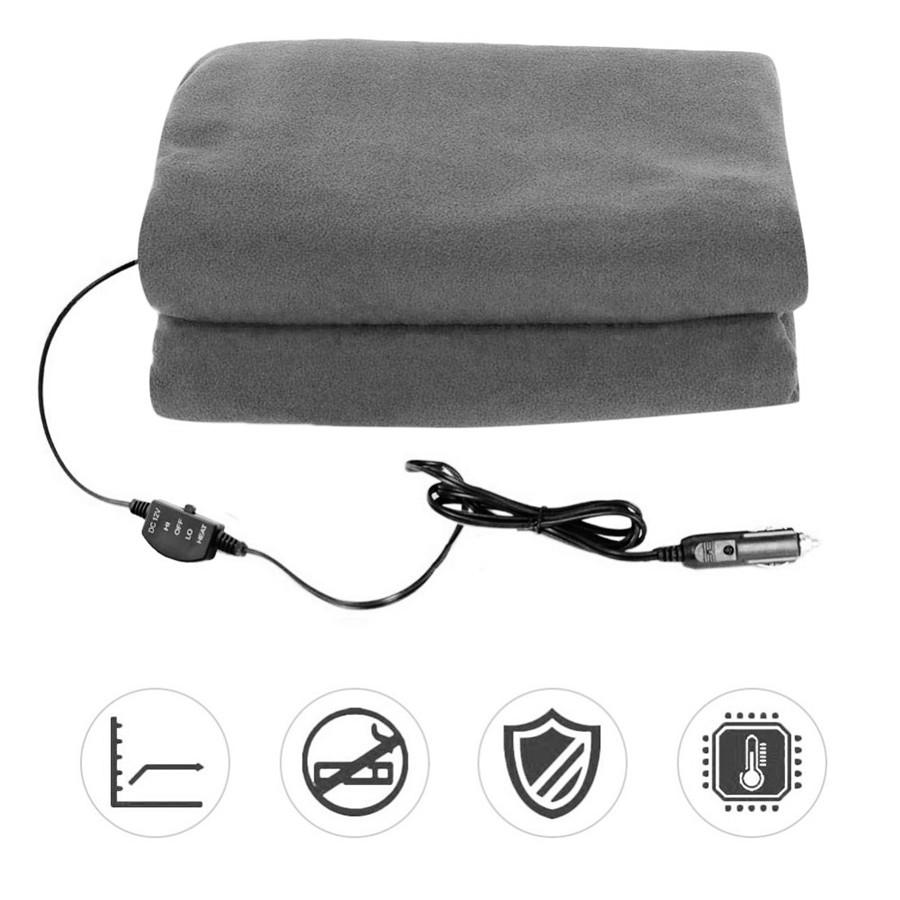 

1PCS 12V Universal Car Truck Adjustable High/ Low Heat Electric Heating Blanket