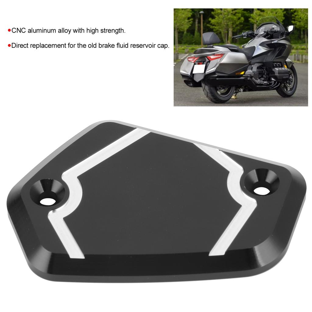 Aluminum Alloy Front Brake Fluid Reservoir   Cover Fit for   GL1800L Goldwing 1800 2018-2020