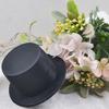 Mini Top Hat 9cm EVA Baby Toppers for Dolls Crafts Black/White Pet Costume Accessory