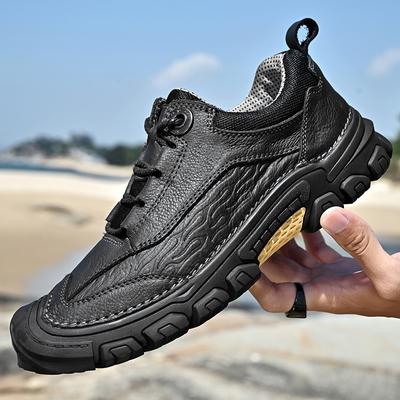 Fashion Men's Genuine Leather Shoes 2024 Spring Autumn Fashion Men Shoe Retro Casual Loafers Oxfords for Men Hiking Shoes Men Footwear