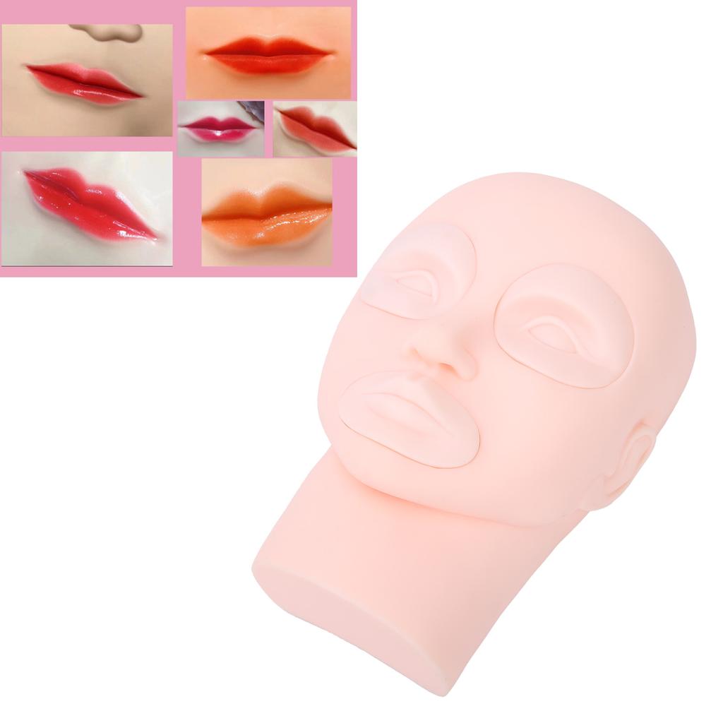 Microblading Mannequin Head Silicone Eyebrow Eyeliner Tattoo Practice Training Head