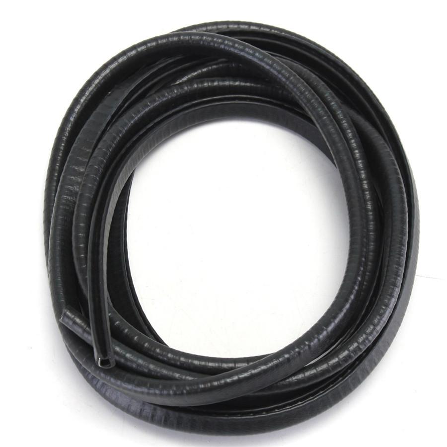 

4.5M Black Car Edge Protector U-Shaped Rubber Door Noise Insulation Anti Dust