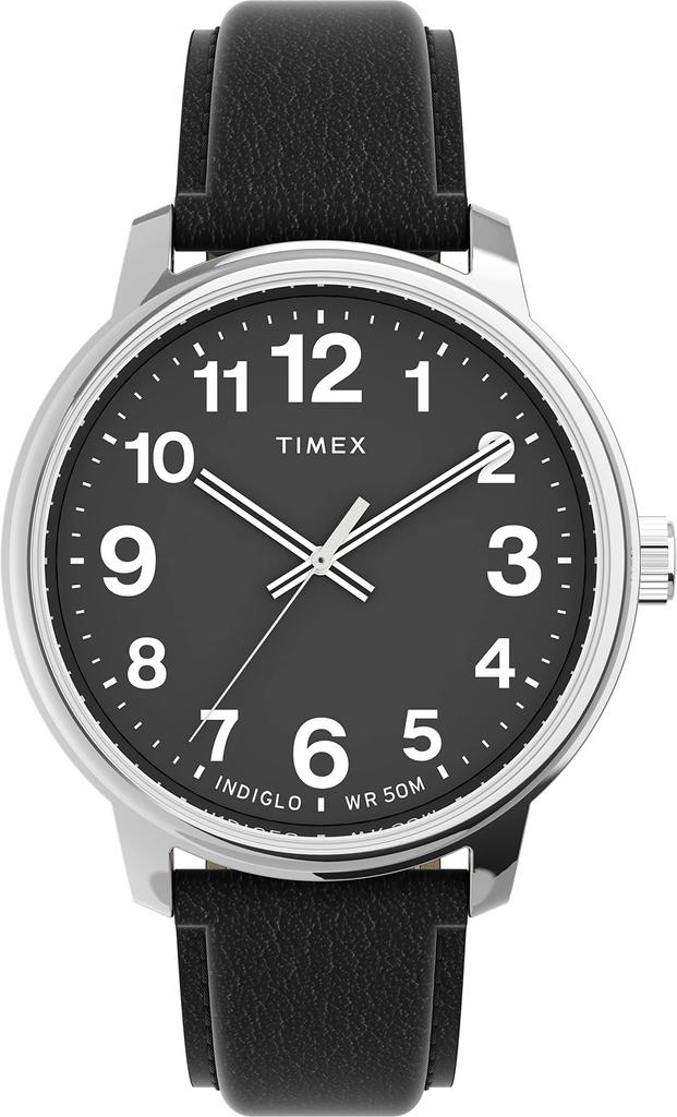 Timex Easy Reader Bold Quartz Black Dial Watch TW2V21400 Men's